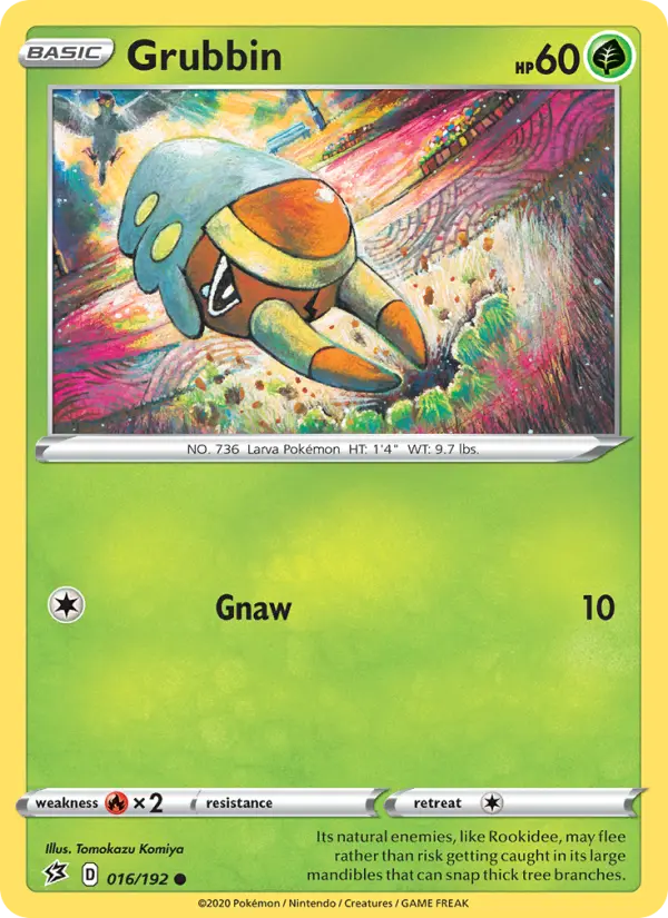 Grubbin, Pokémon card