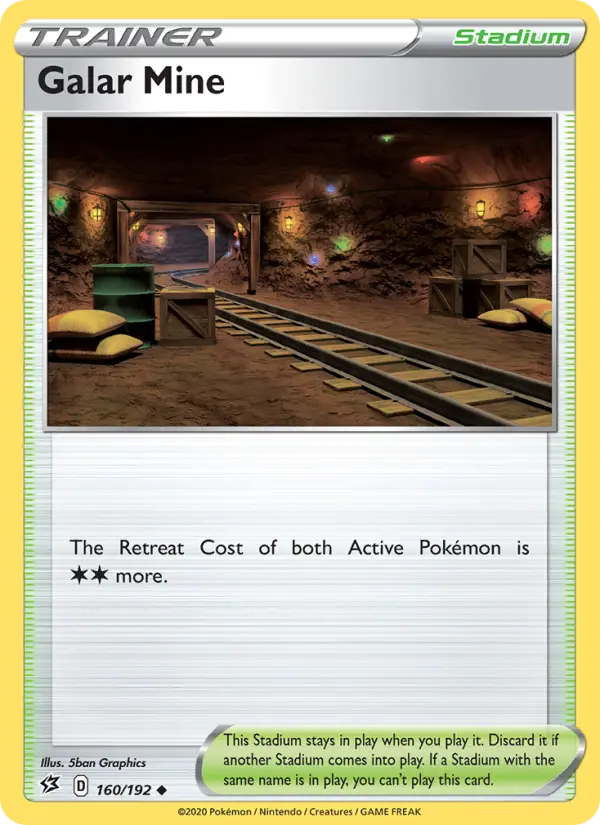 Galar Mine, Pokémon card