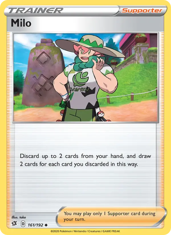 Milo, Pokémon card