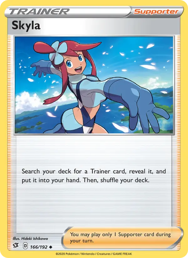 Skyla, Pokémon card