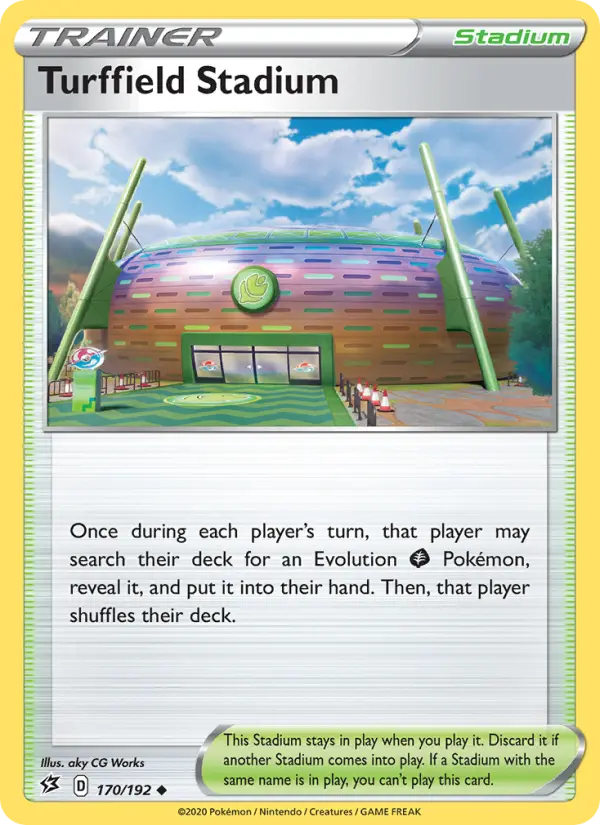 Turffield Stadium, Pokémon card