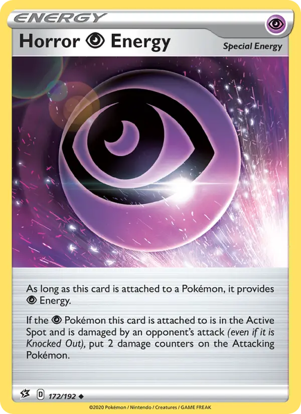 Horror Psychic Energy, Pokémon card