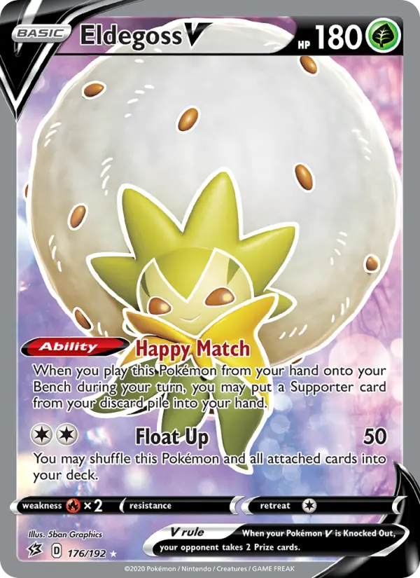 Eldegoss V, Pokémon card