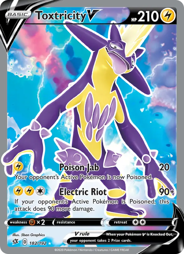 Toxtricity V, Pokémon card