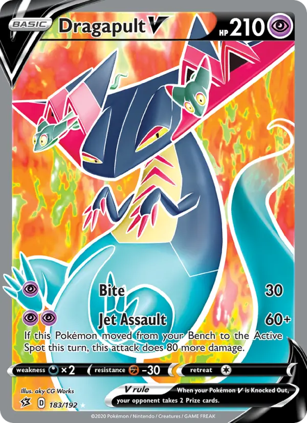 Dragapult V, Pokémon card