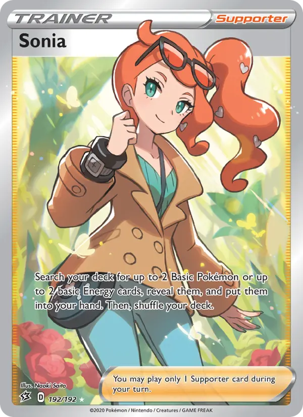 Sonia, Pokémon card