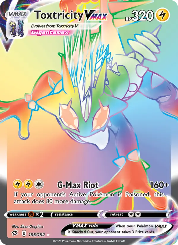 Toxtricity VMAX, Pokémon card