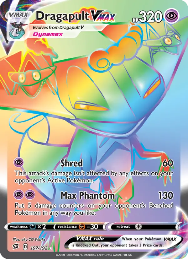 Dragapult VMAX, Pokémon card