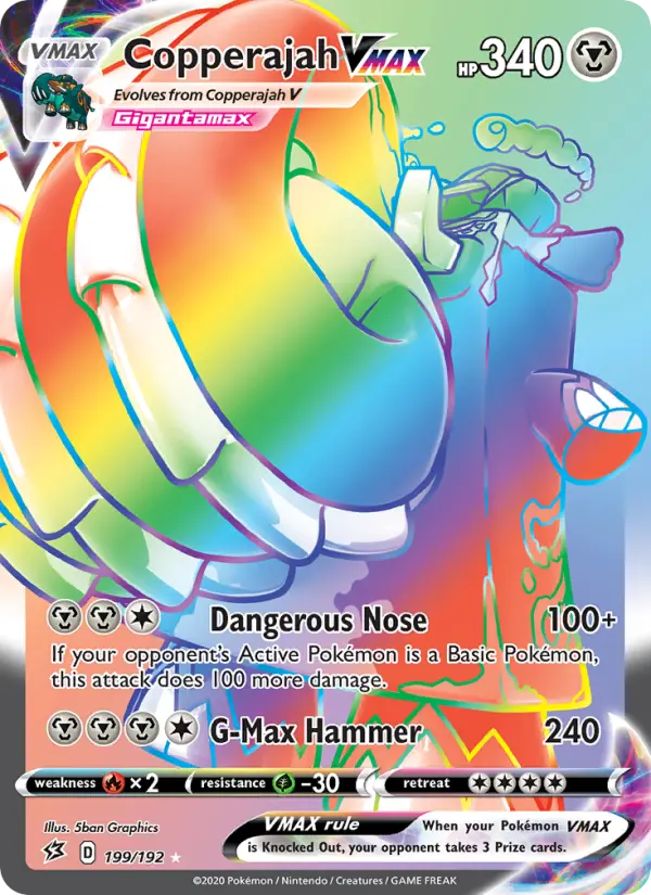 Copperajah VMAX, Pokémon card