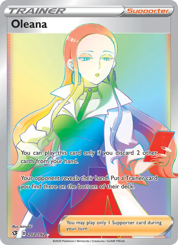 Oleana, Pokémon card