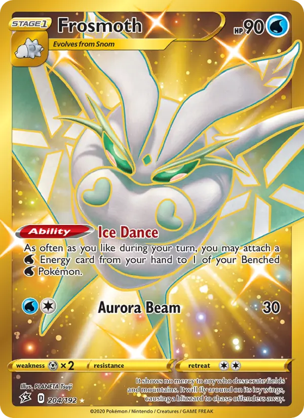 Frosmoth, Pokémon card