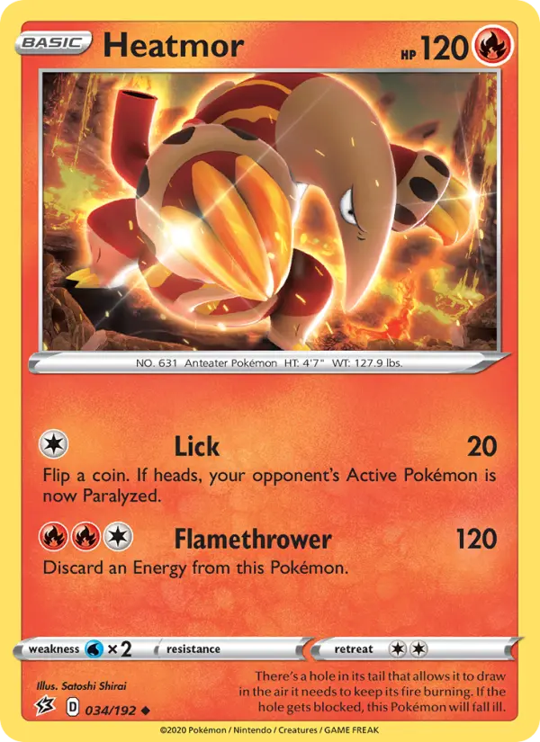 Heatmor, Pokémon card