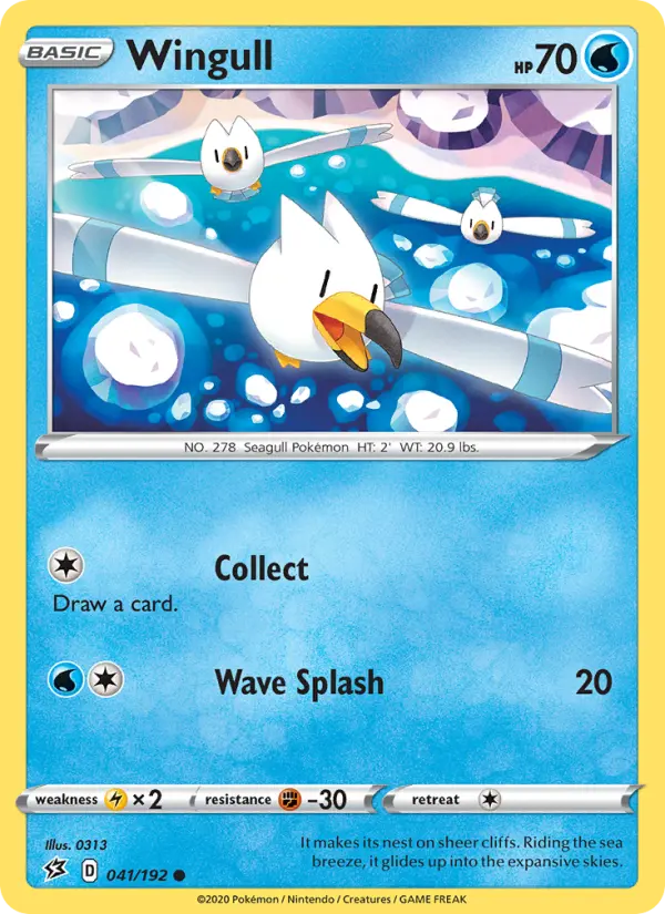 Wingull, Pokémon card