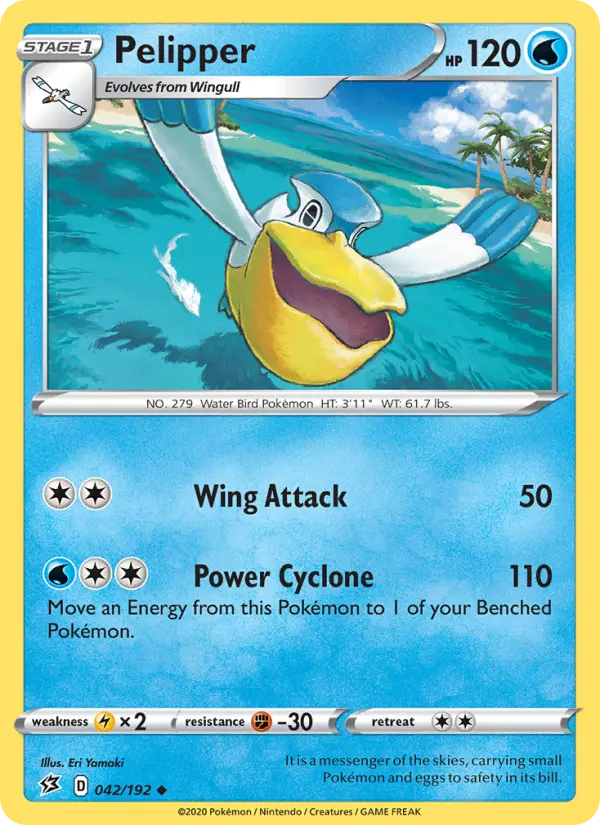 Pelipper, Pokémon card