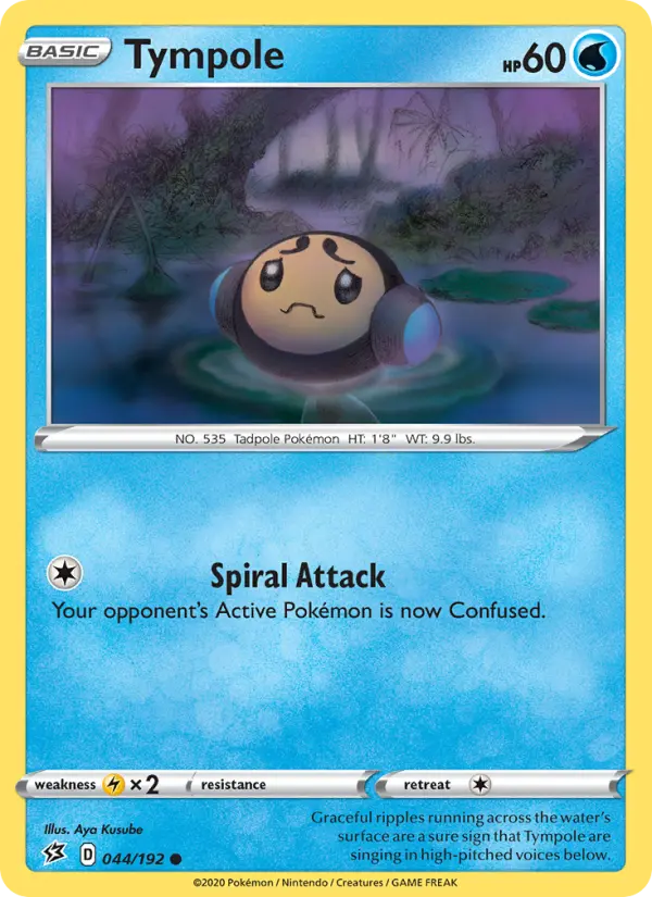 Tympole, Pokémon card