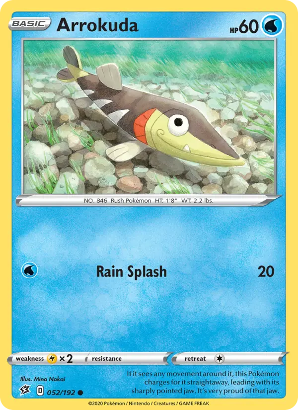 Arrokuda, Pokémon card