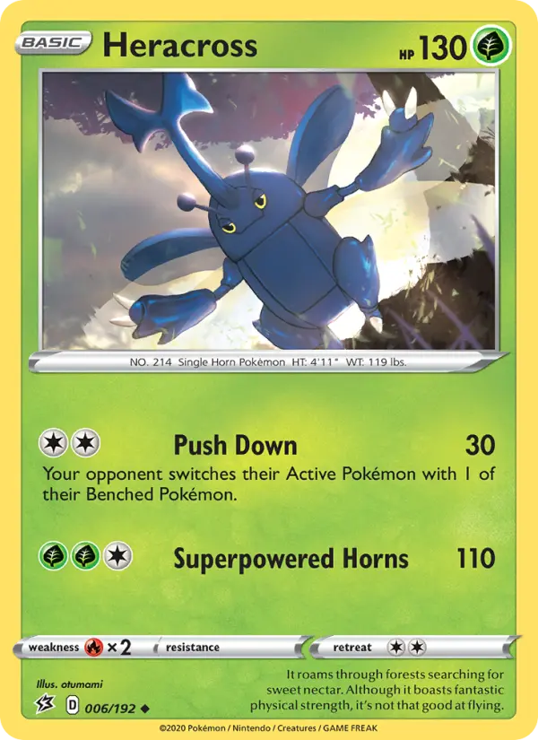 Heracross, Pokémon card