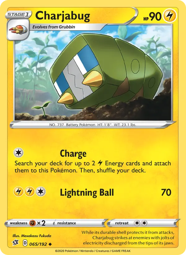 Charjabug, Pokémon card
