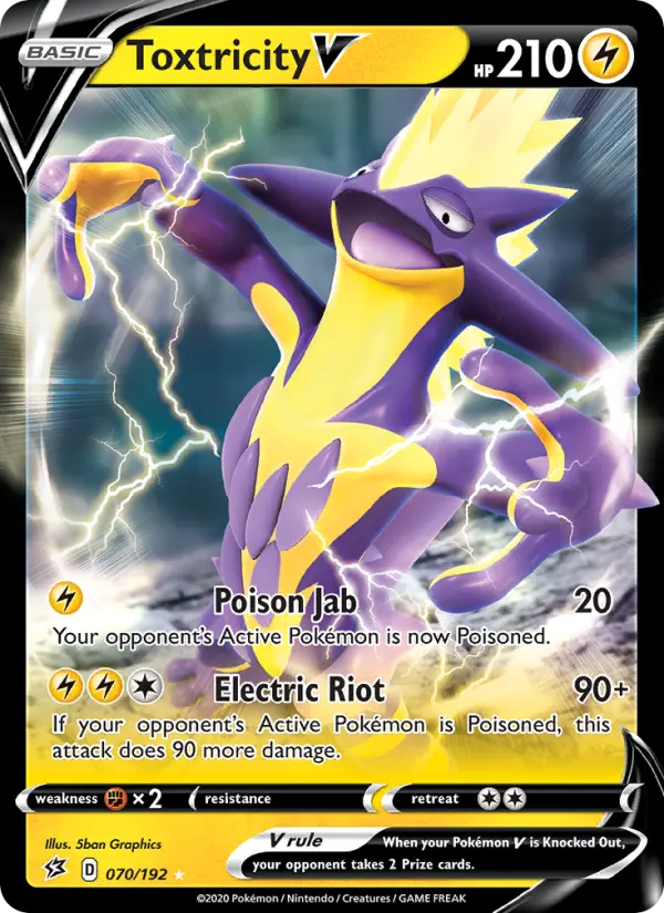Toxtricity V, Pokémon card