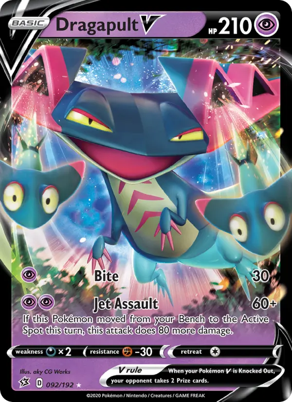 Dragapult V, Pokémon card
