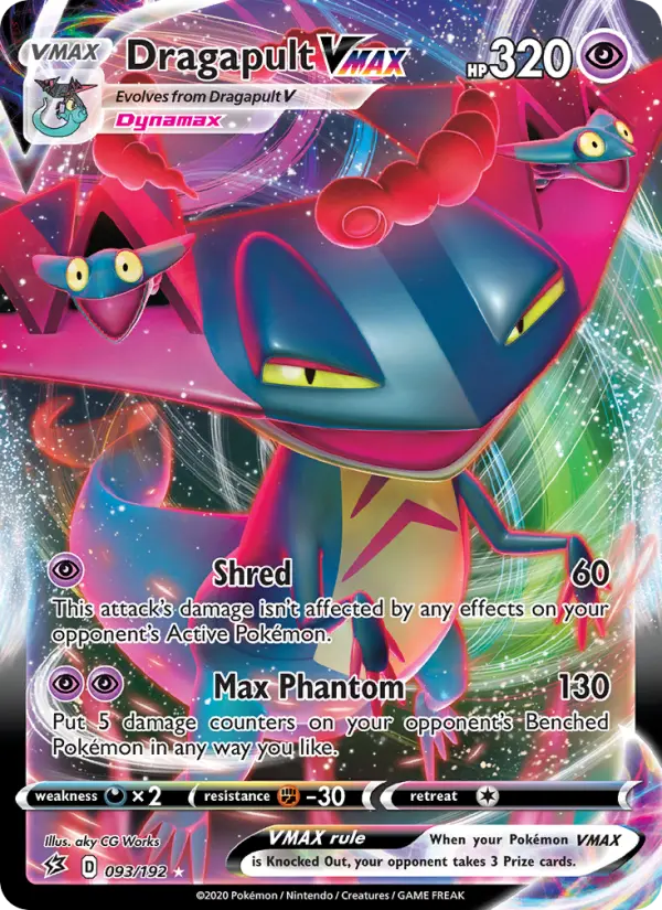 Dragapult VMAX, Pokémon card