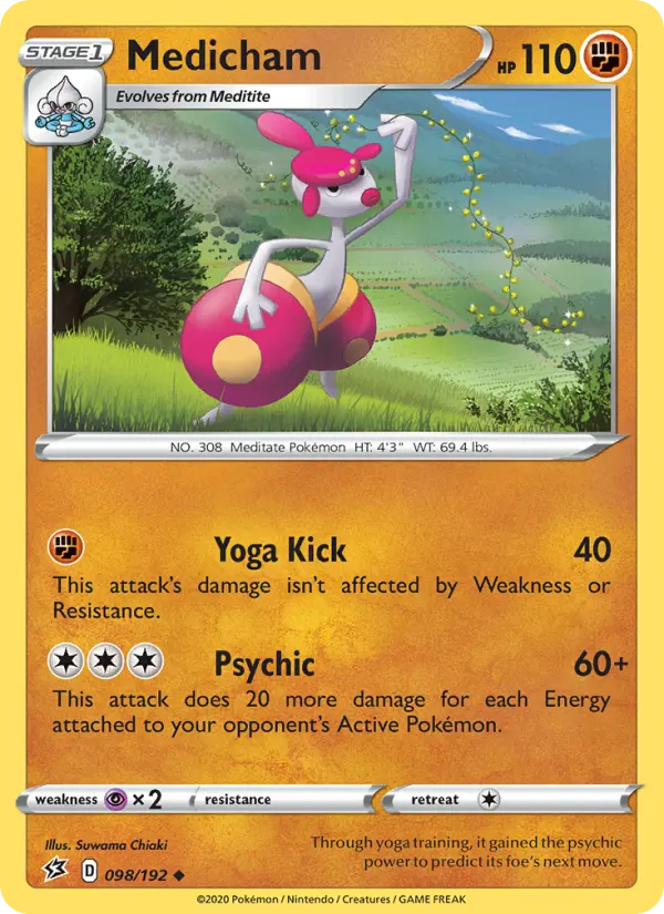 Medicham, Pokémon card
