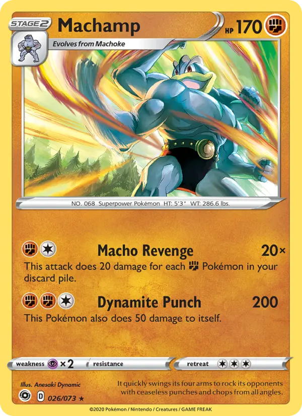 Machamp, Pokémon card