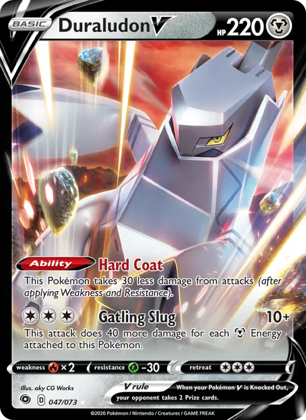 Duraludon V, Pokémon card