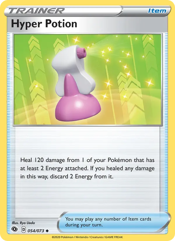 Hyper Potion, Pokémon card