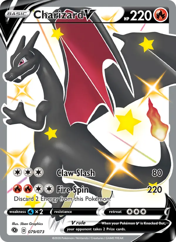 Charizard V, Pokémon card