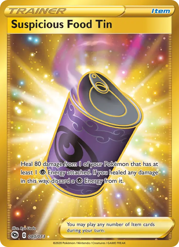 Suspicious Food Tin, Pokémon card