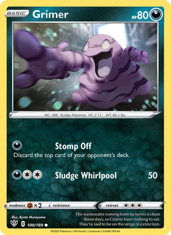 Grimer, Pokémon card