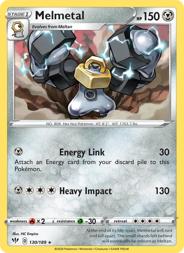 Melmetal, Pokémon card