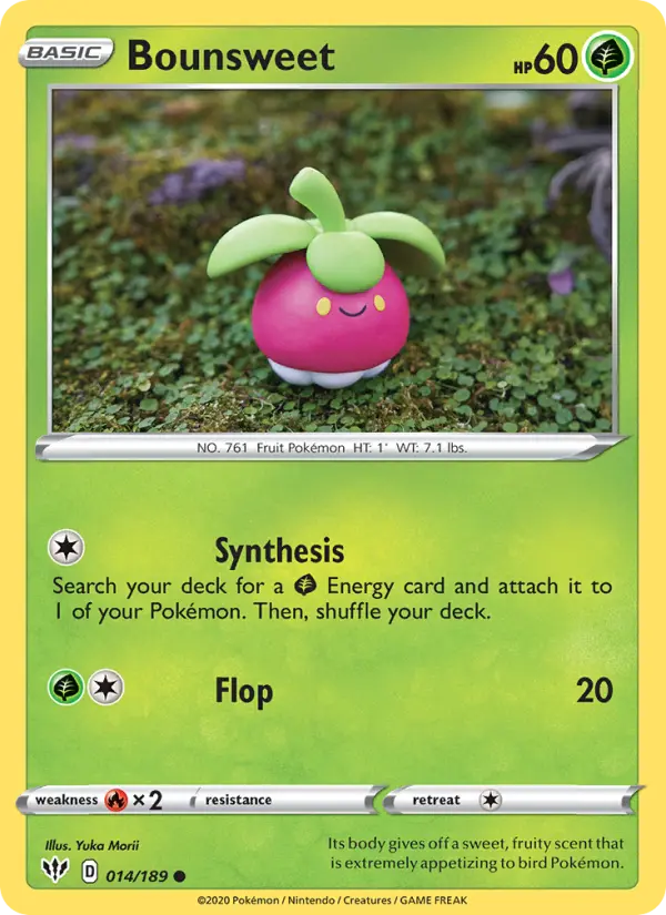 Bounsweet, Pokémon card
