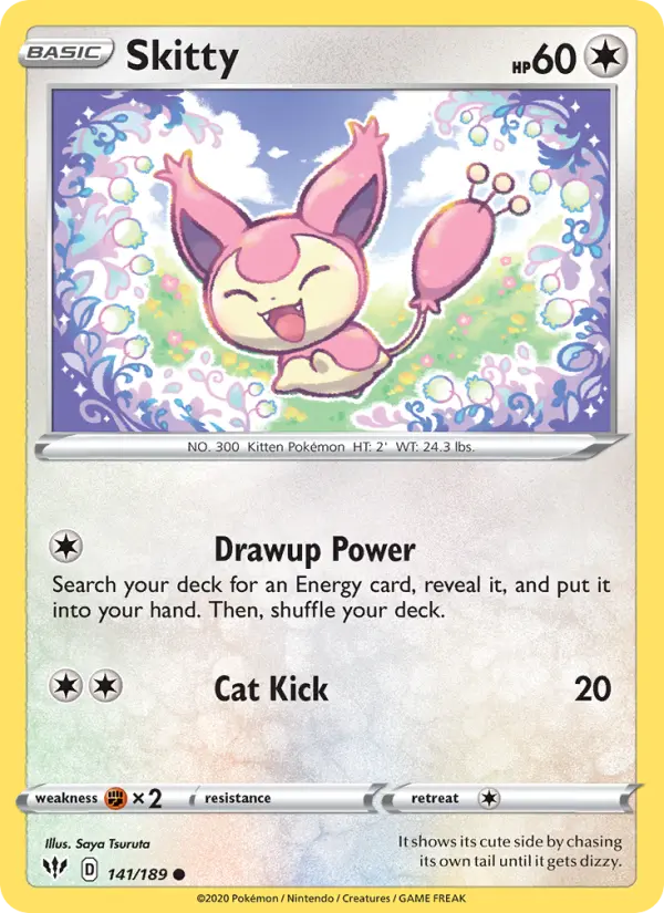 Skitty, Pokémon card