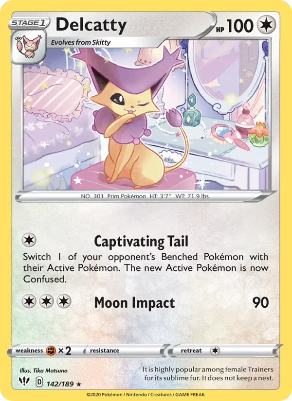 Delcatty, Pokémon card