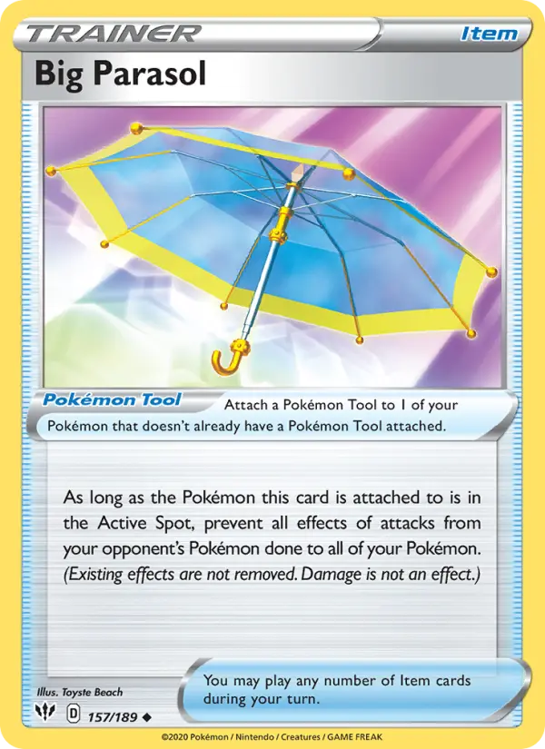 Big Parasol, Pokémon card