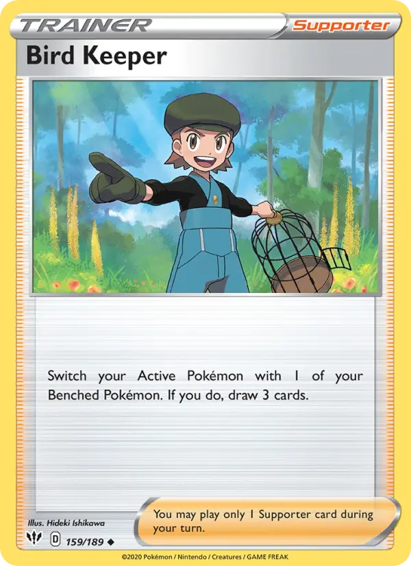 Bird Keeper, Pokémon card