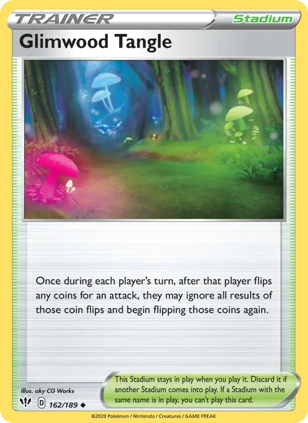 Glimwood Tangle, Pokémon card