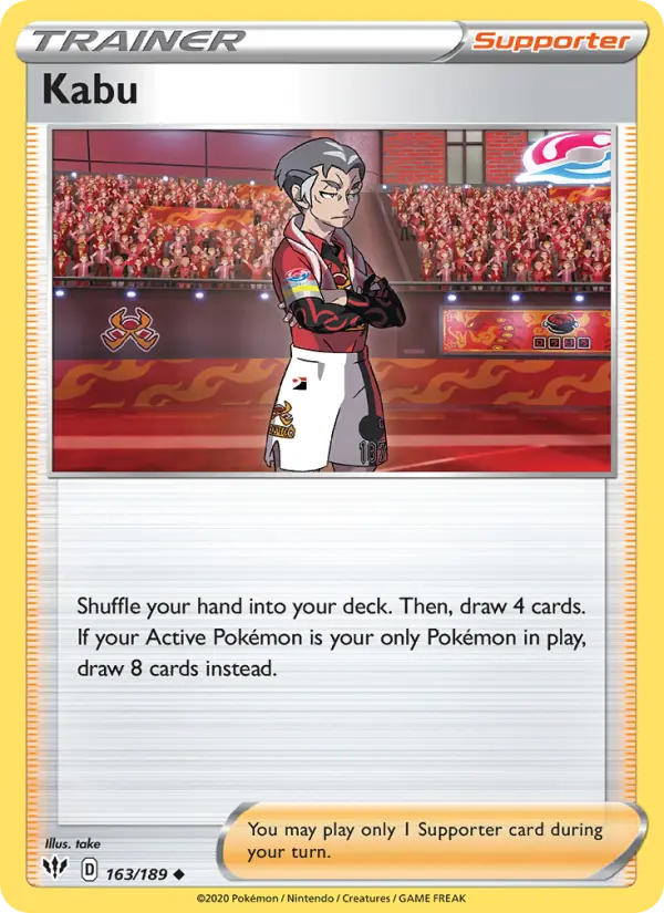 Kabu, Pokémon card