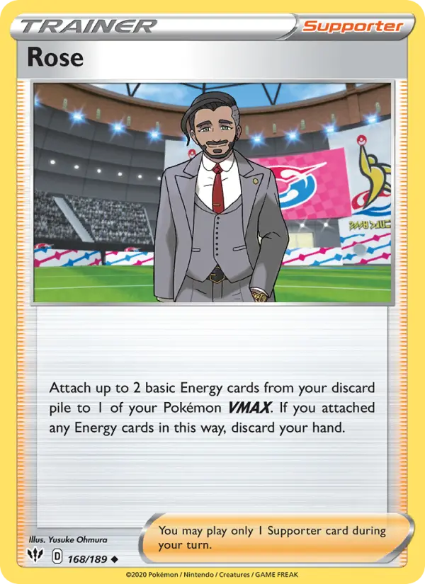Rose, Pokémon card