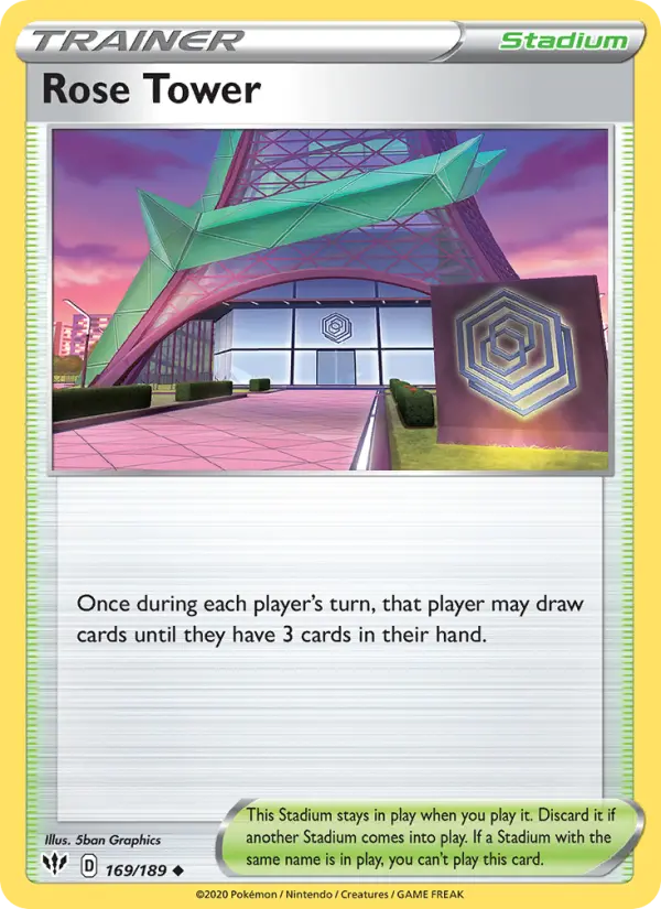 Rose Tower, Pokémon card