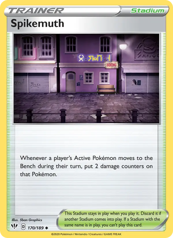 Spikemuth, Pokémon card