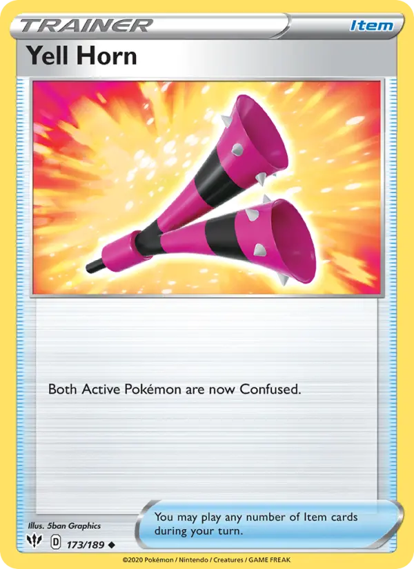 Yell Horn, Pokémon card
