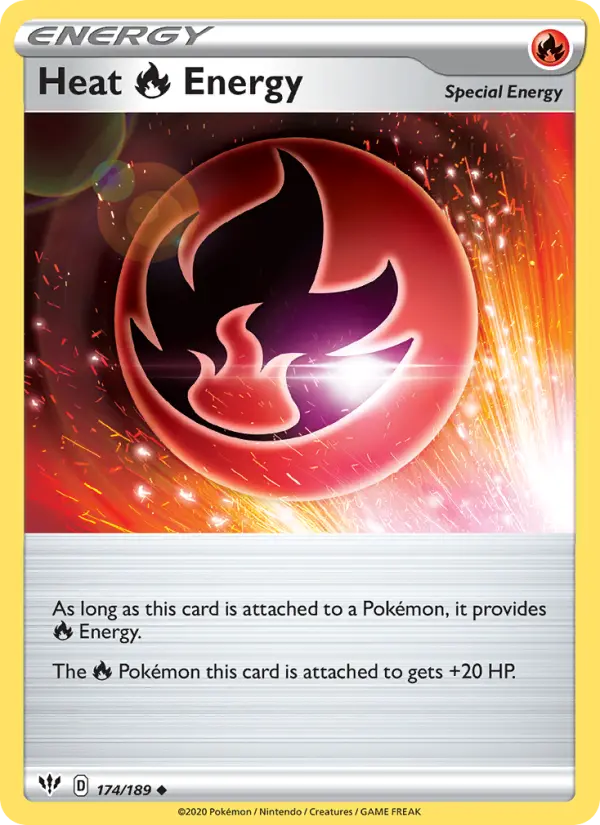 Heat Fire Energy, Pokémon card