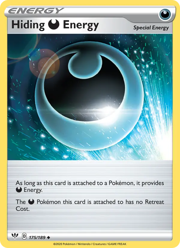 Hiding Darkness Energy, Pokémon card