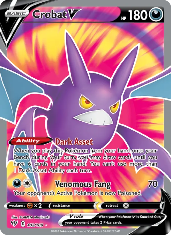 Crobat V, Pokémon card