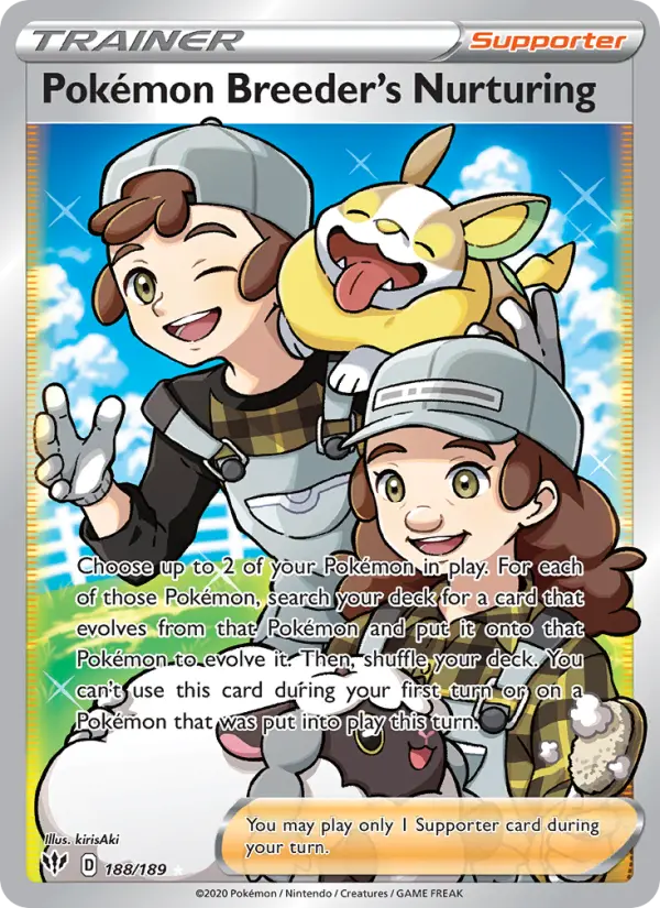 Pokémon Breeder's Nurturing, Pokémon card