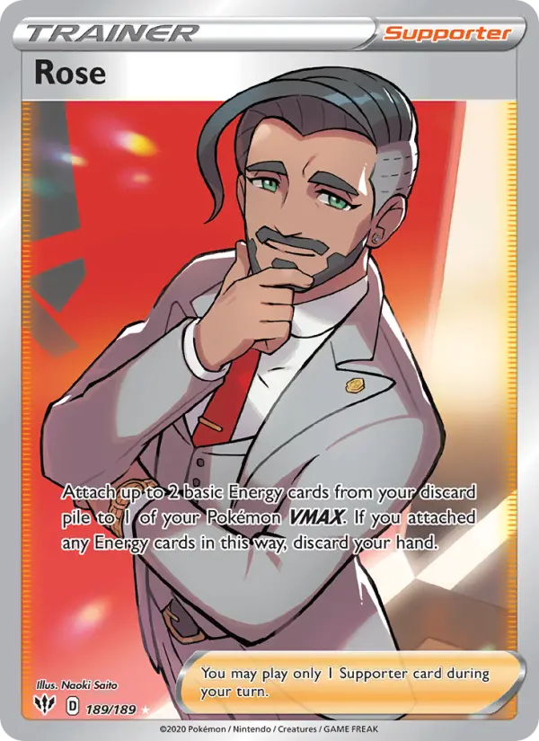Rose, Pokémon card