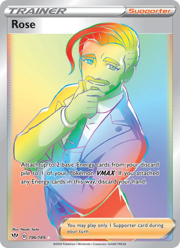 Rose, Pokémon card